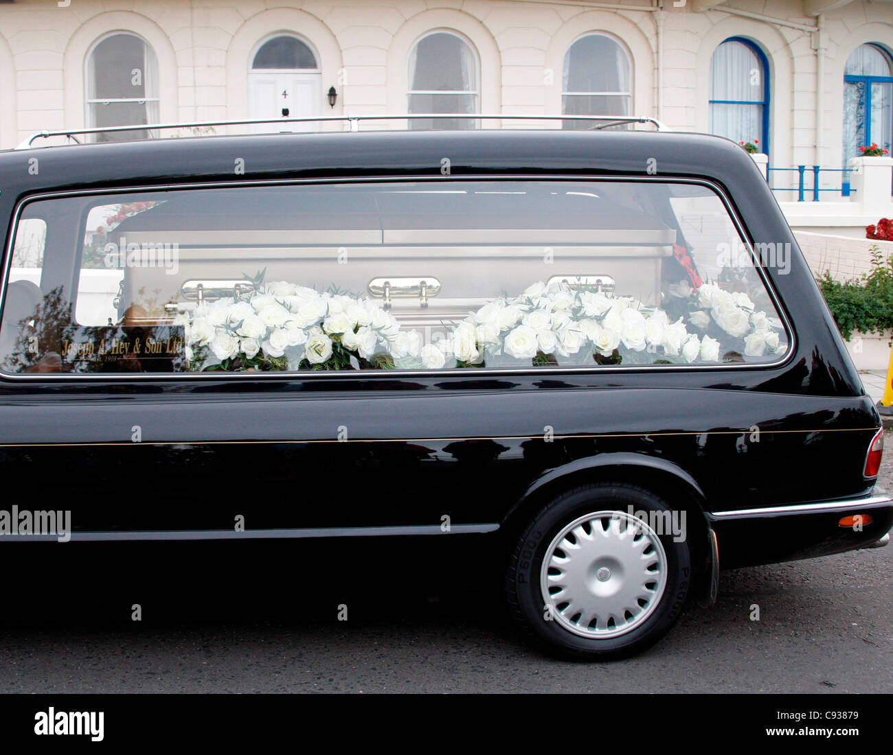SIR JIMMY SAVILE'S FUNERAL CORTEGE SIR JIMMY SAVILE'S FUNERAL CORTEGE