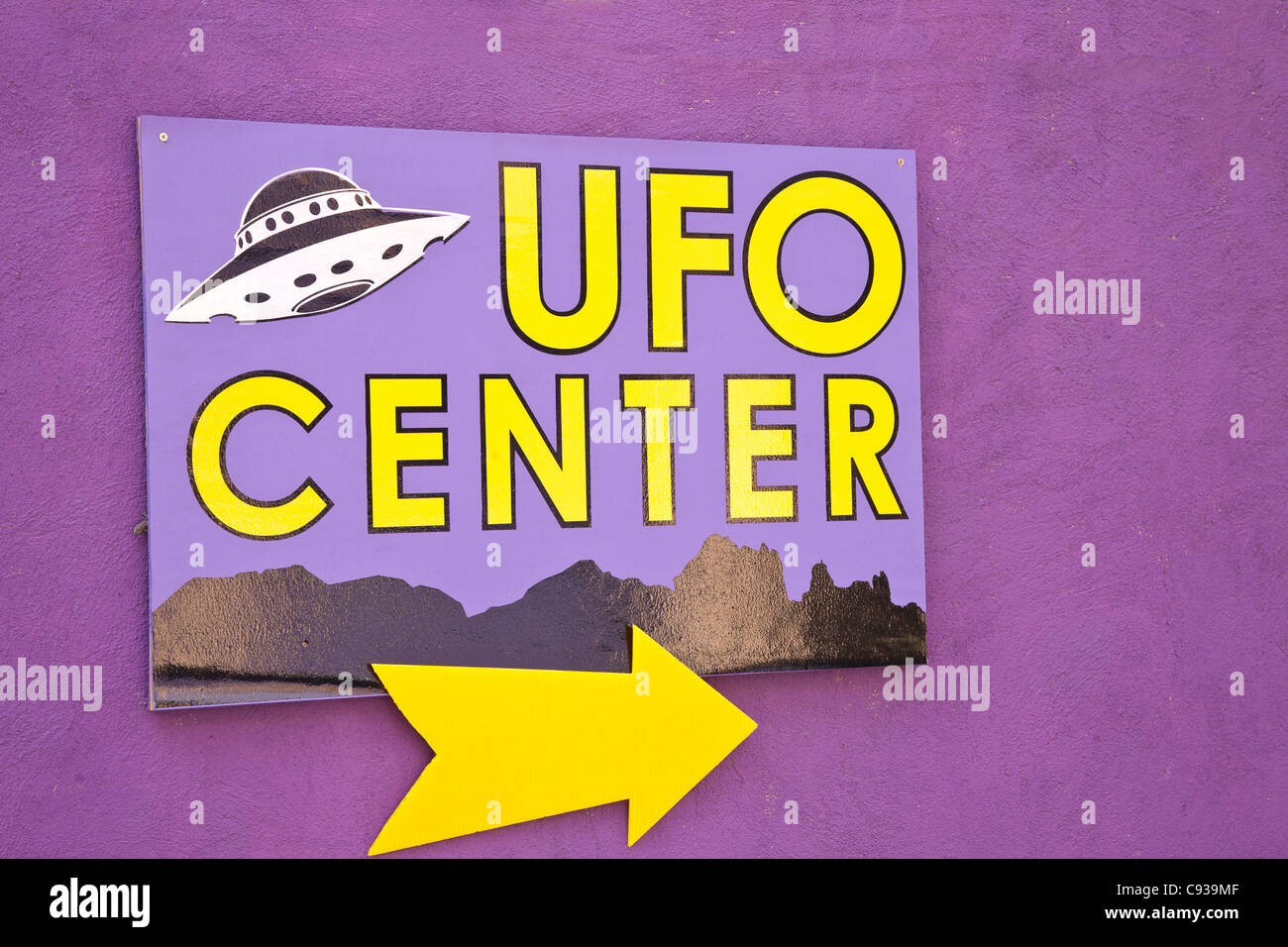 UFO centre Stock Photo