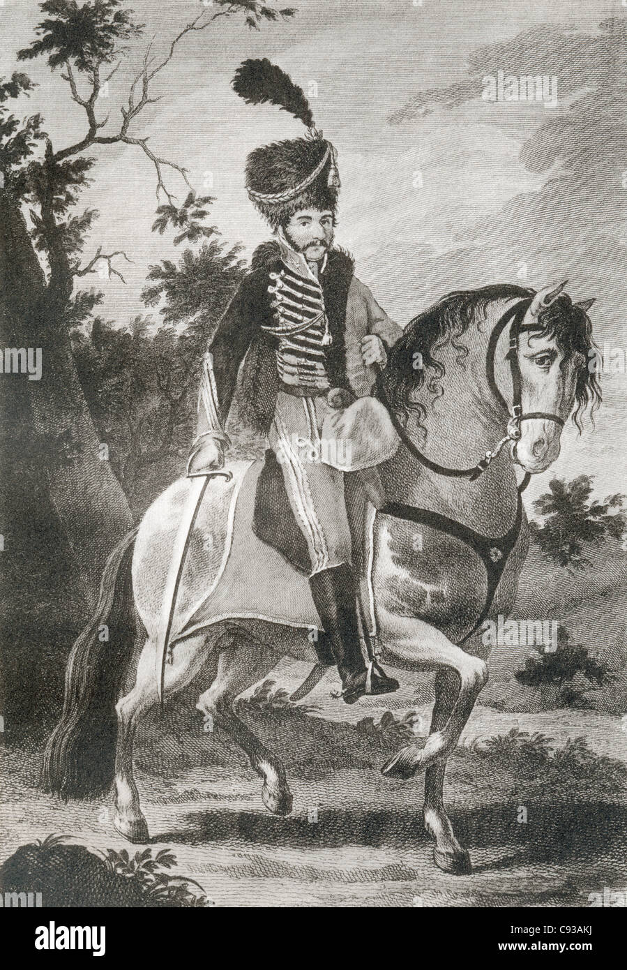 Juan Palarea y Blanes, aka el Médico, 1780 - 1842. Spanish soldier and guerrilla leader during the Spanish War of Independence. Stock Photo
