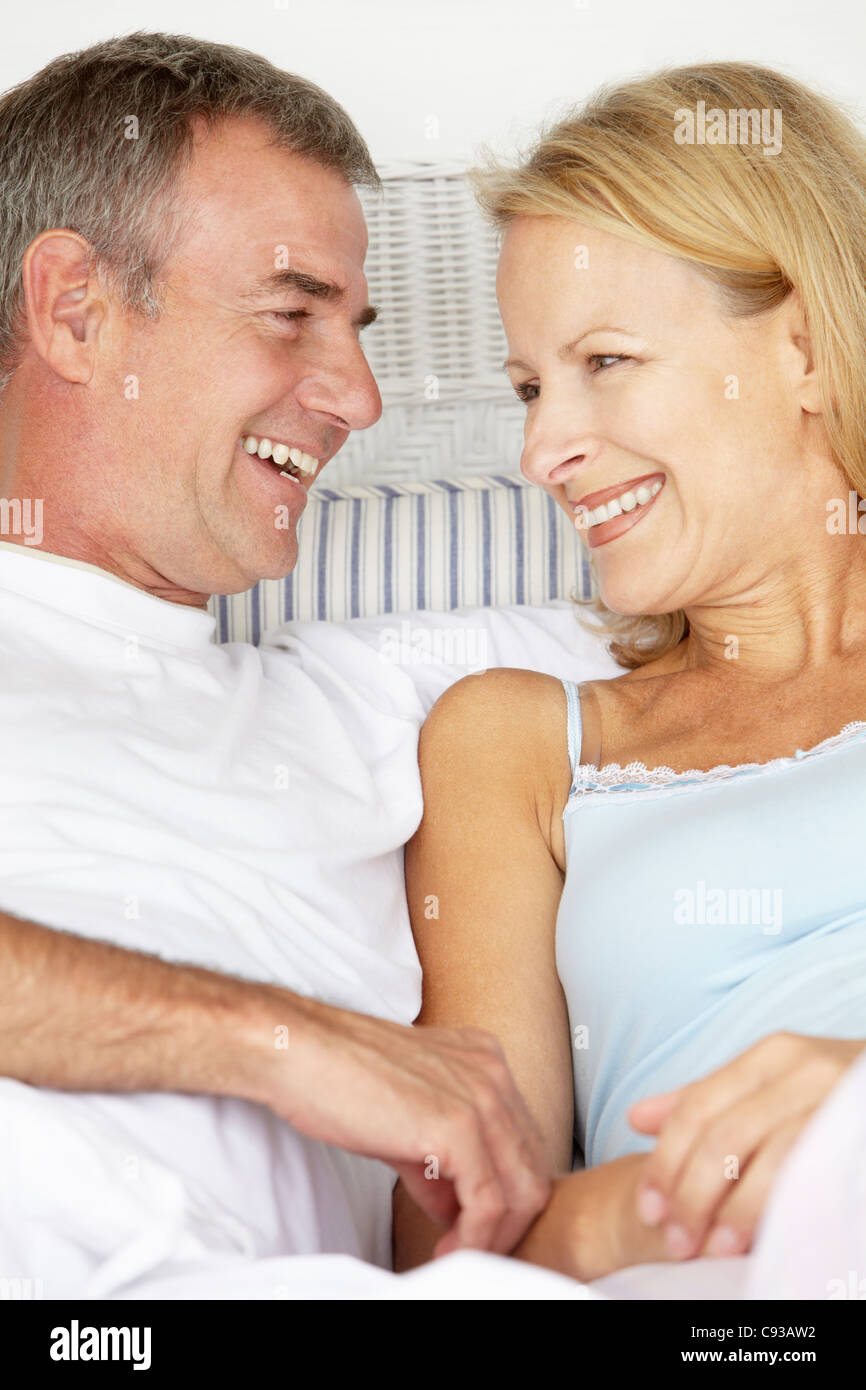 Mid age couple in love Stock Photo
