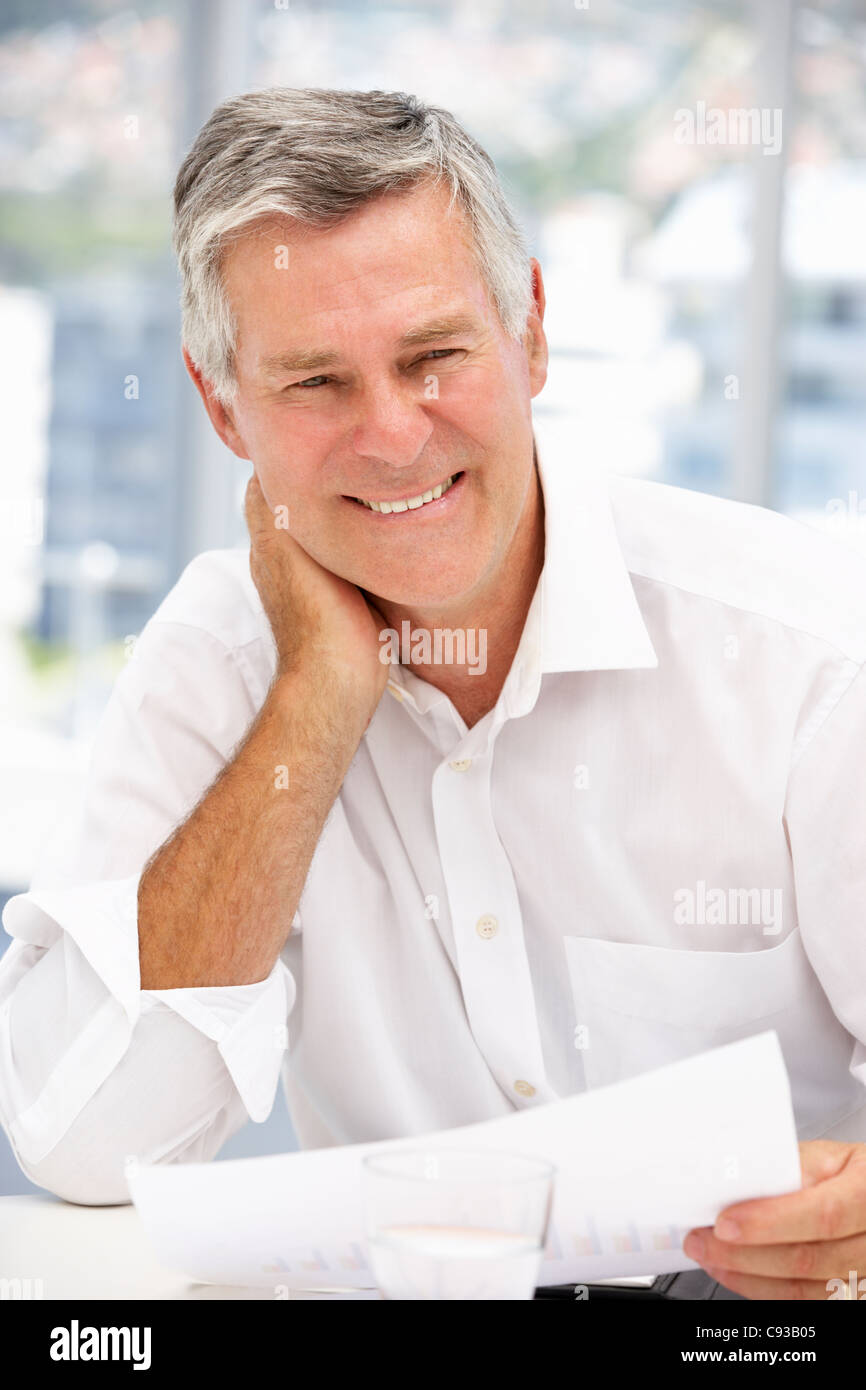 Successful senior businessman Stock Photo
