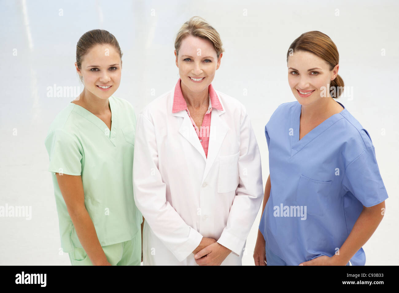 Group of professional medical women Stock Photo