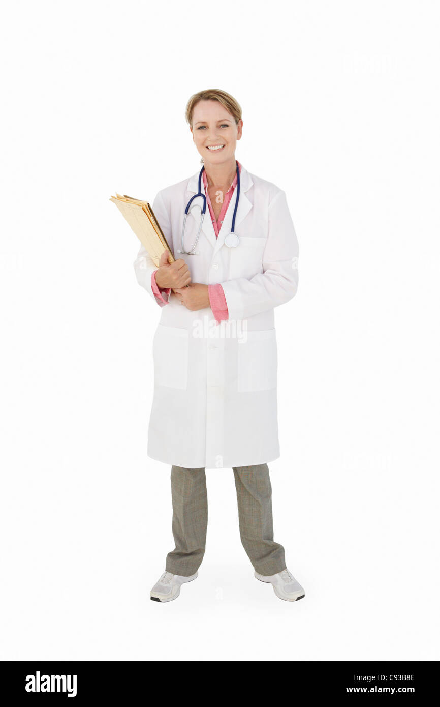 Mid age female doctor Stock Photo