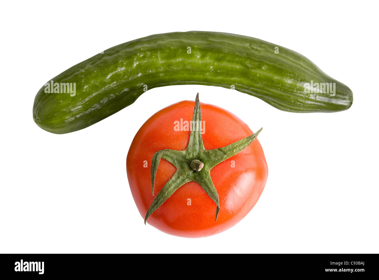 Tomatoes and cucumbers on a white background as phone Stock Photo Alamy