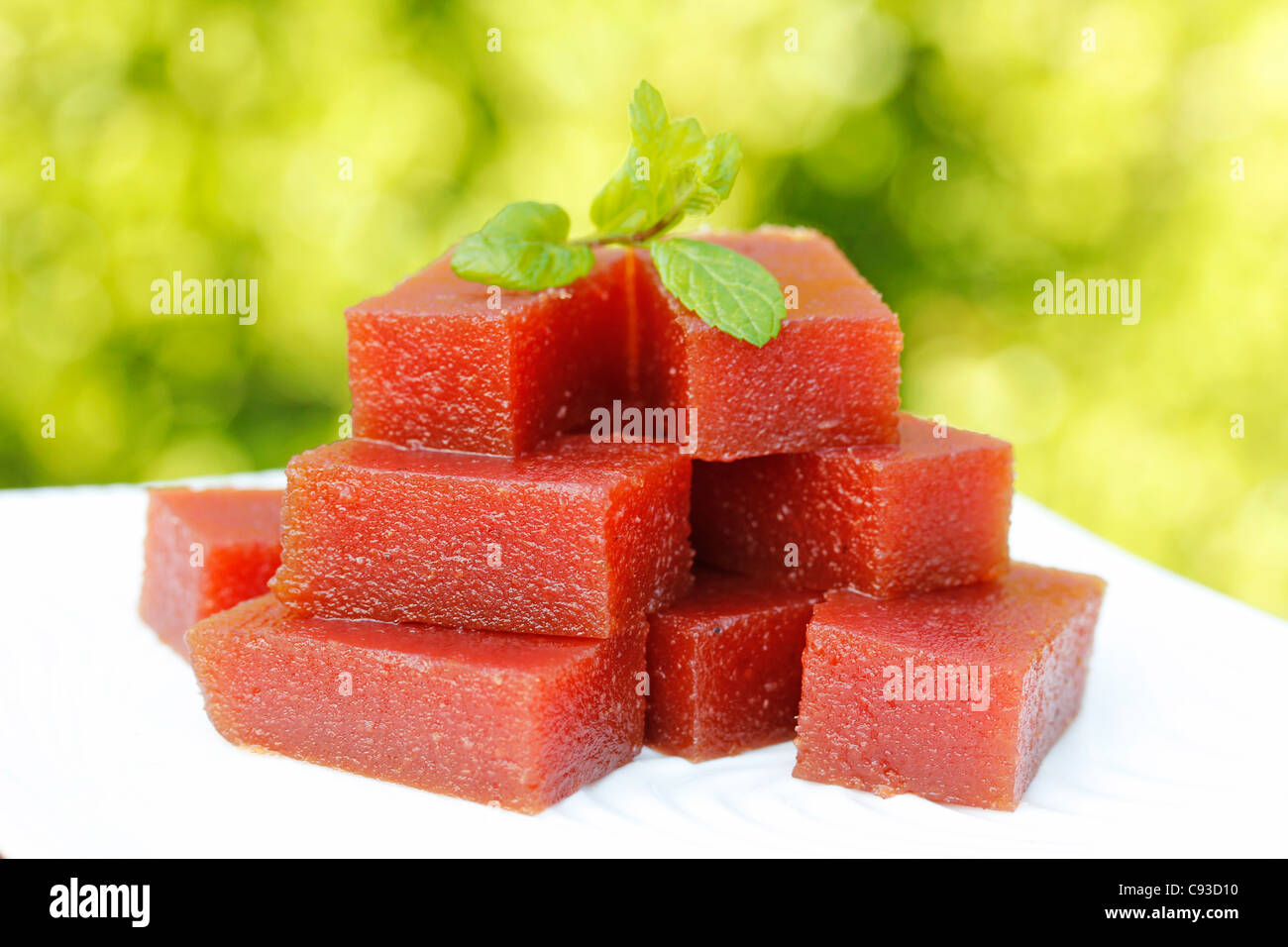 Quince jelly Stock Photo