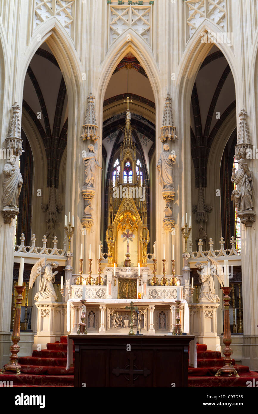 Altar of Sint Janskathedraal (Saint John's Cathedral in English) in Den Bosch, the Netherlands