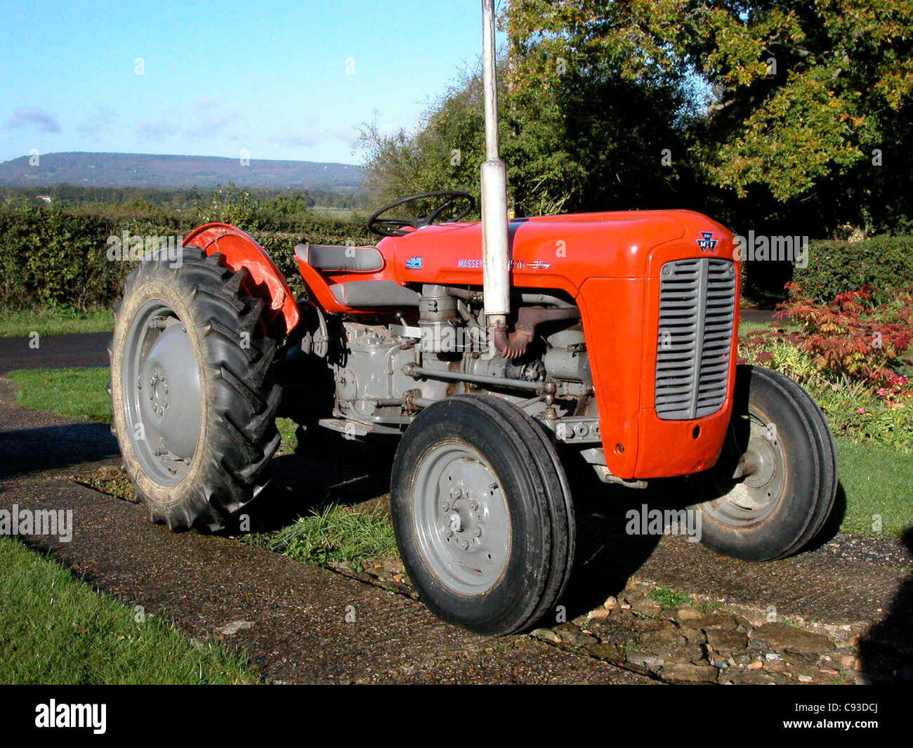 Massey Ferguson 35 Diesel tractor 1956 Stock Photo