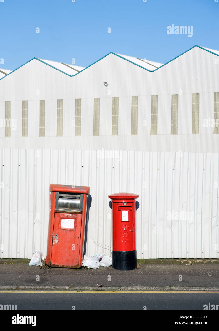Post Boxes on Sydenham Road, Belfast Stock Photo Alamy