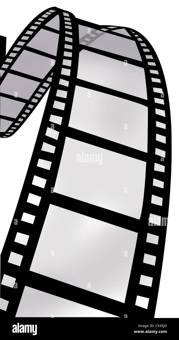 Swirl of Film Reel Stock Photo Alamy