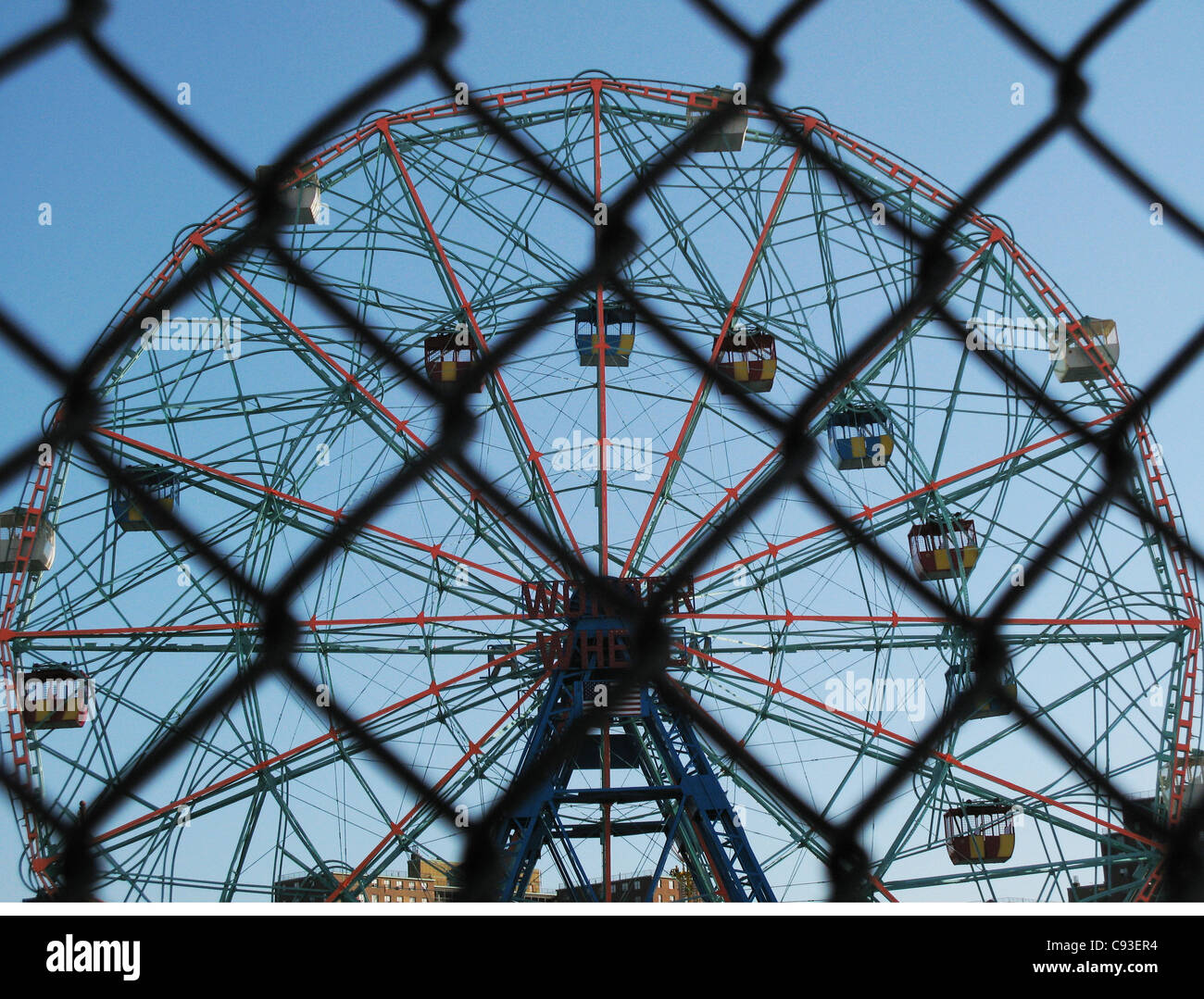 Wonder Wheel Coney Island Brooklyn Stock Photo - Alamy