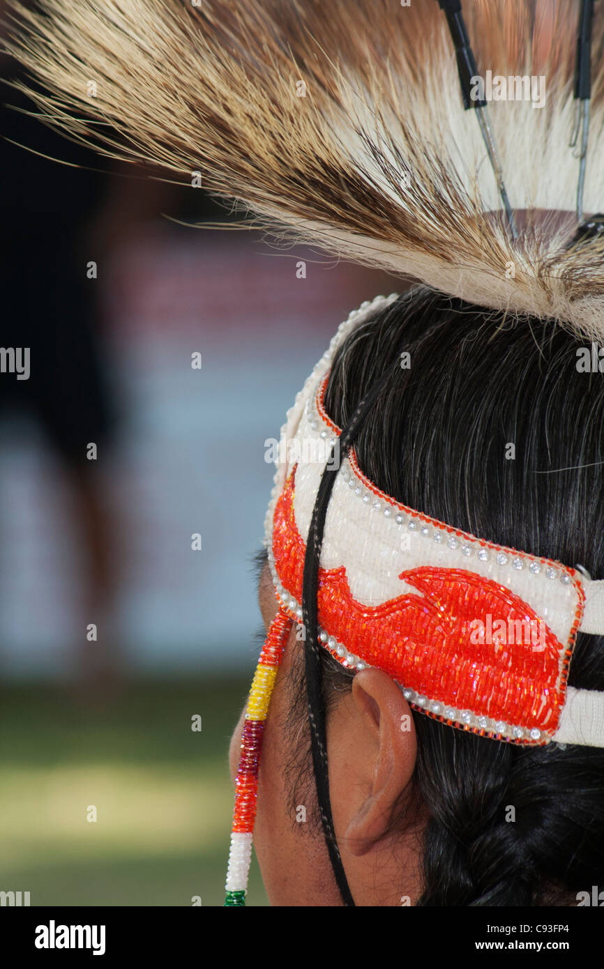 North American Indian Head Dress Stock Photo