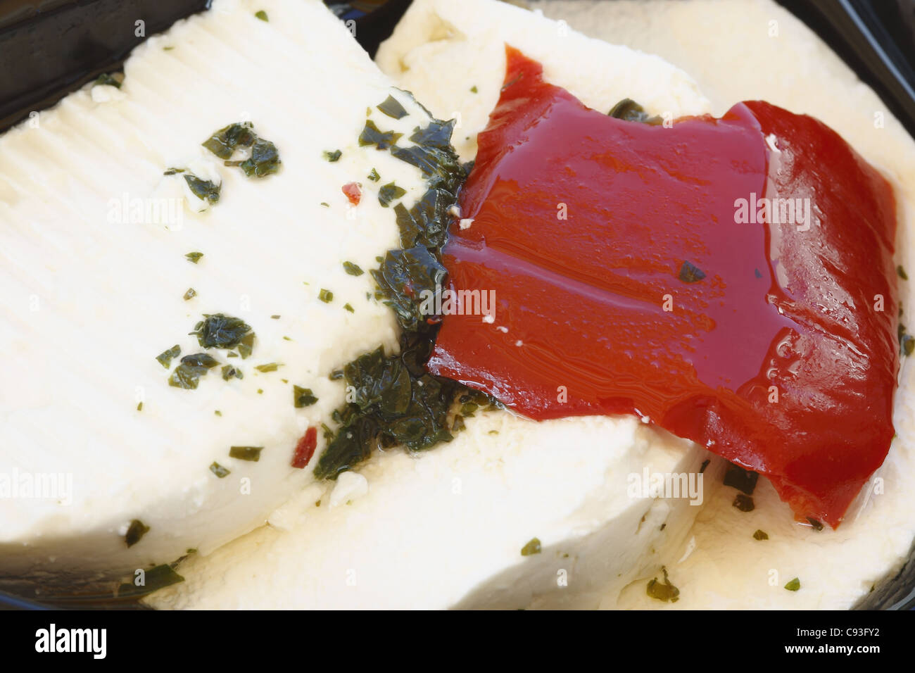 cheese and paprika Stock Photo Alamy