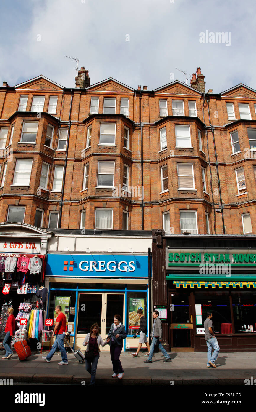 Shops at Bayswater London, England Stock Photo Alamy