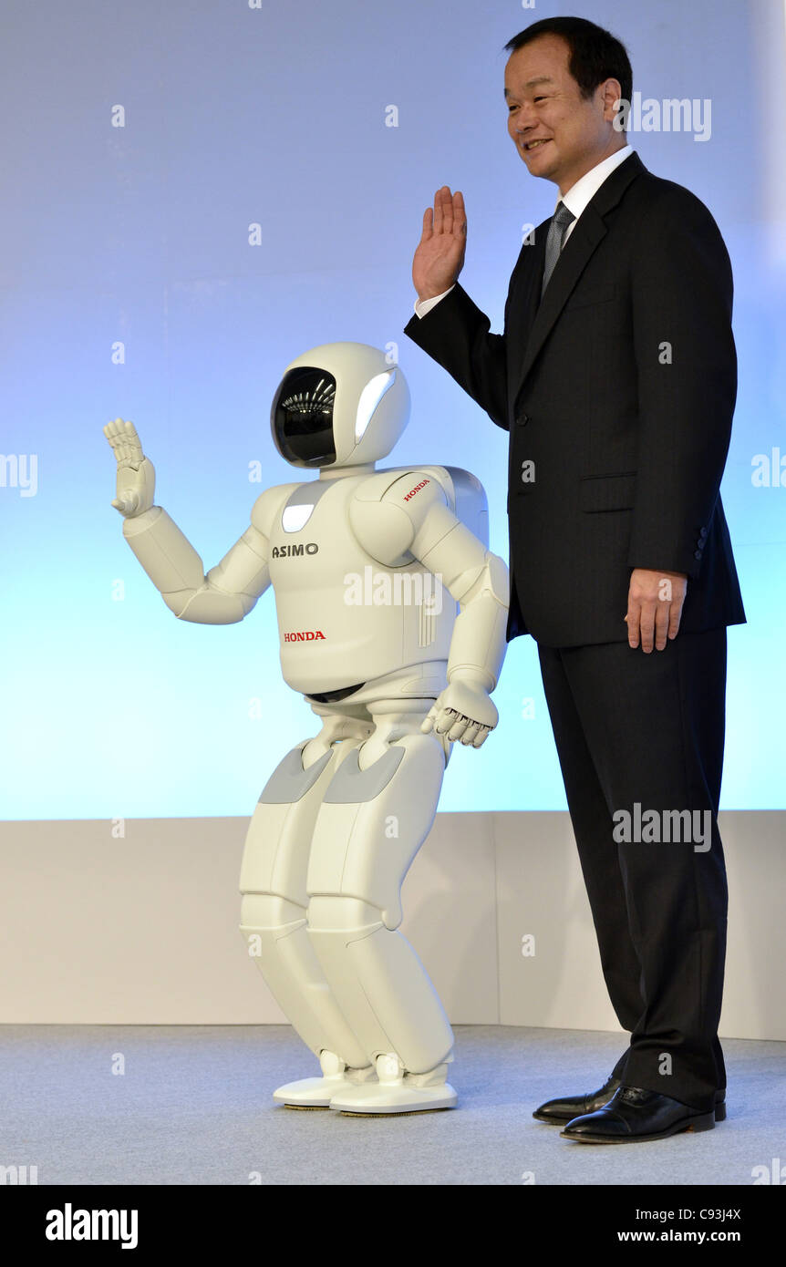 November 8, 2011, Wako, Japan Asimo, Hondas revamped humanshaped