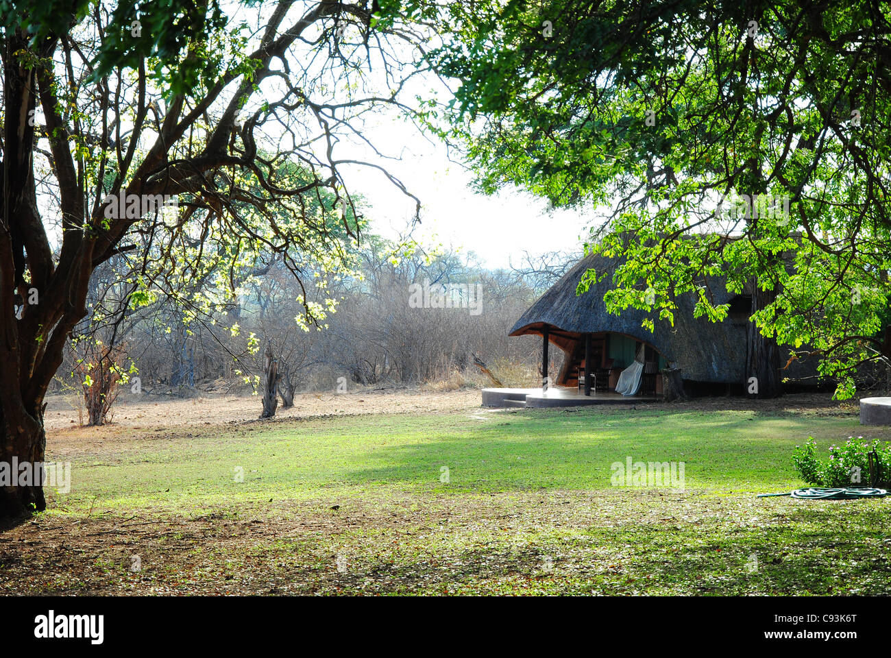 Zimbabwe is a small country boasting an incredible variety of landscapes and animals. Stock Photo