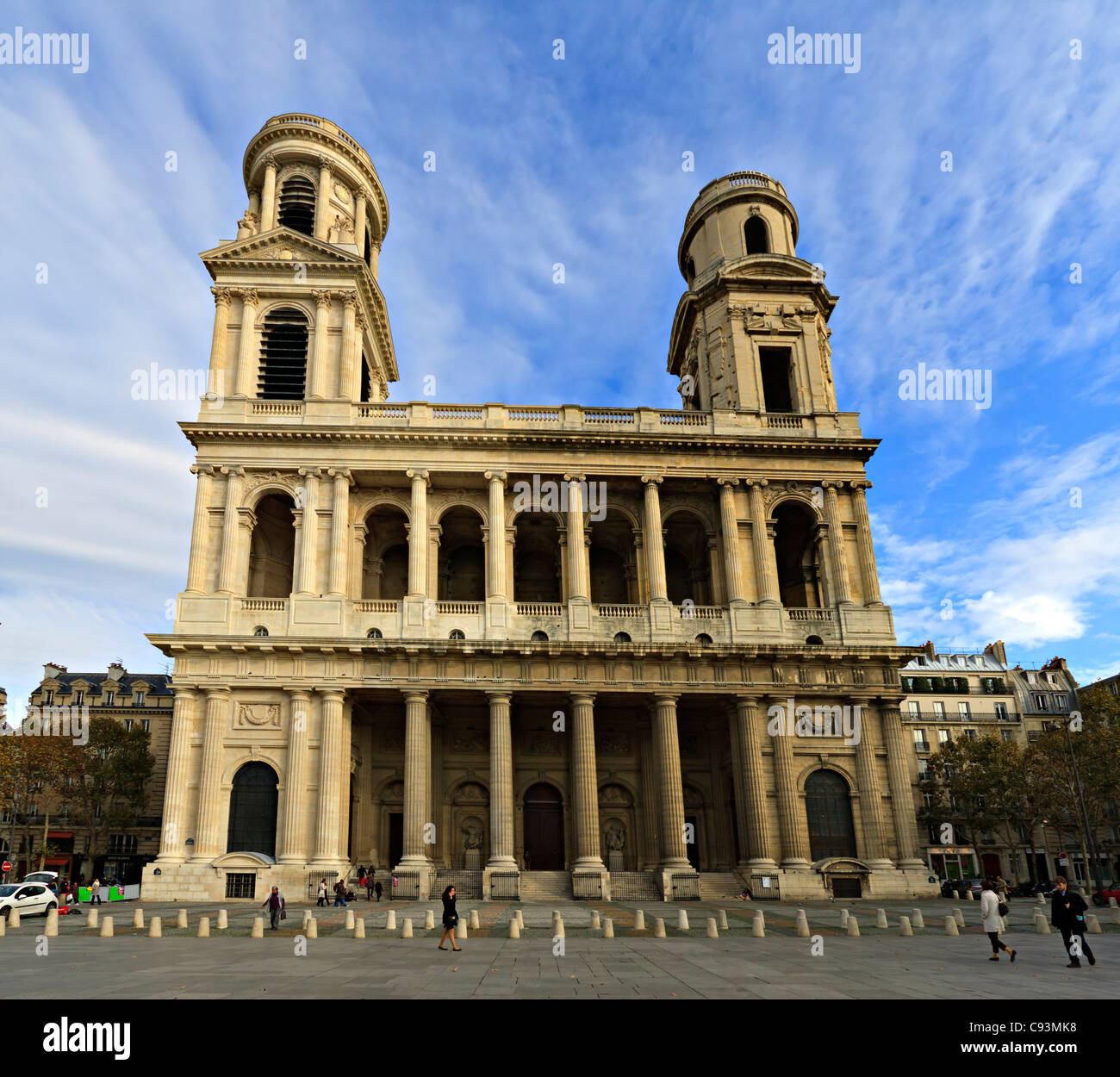 Church of St Sulpice, Paris, France Stock Photo Alamy