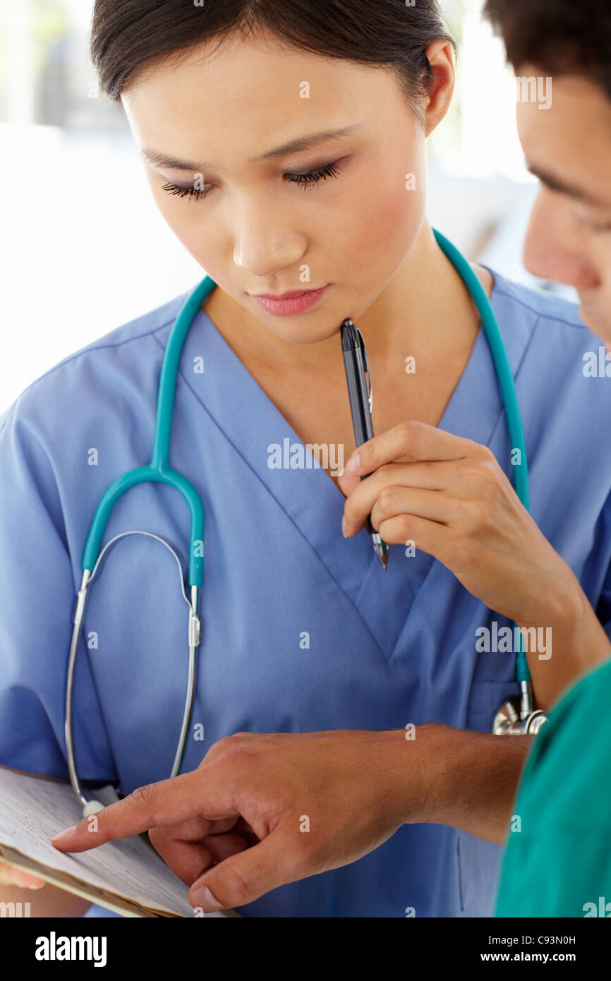 Young doctors Stock Photo