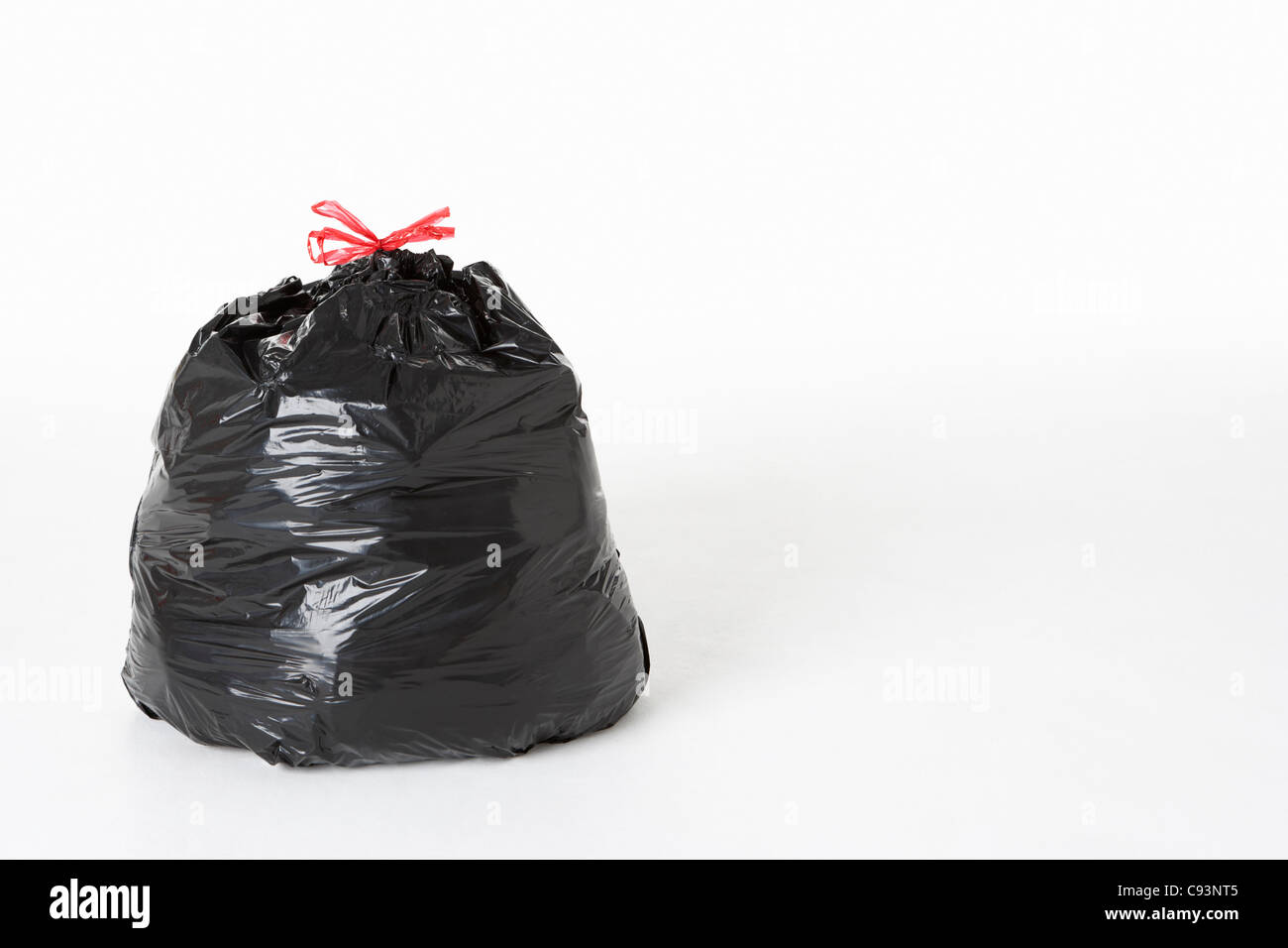 Full garbage sack Stock Photo