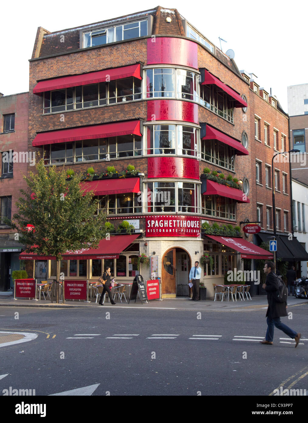 The original Spaghetti House Restaurant, Goodge Street, Fitzrovia