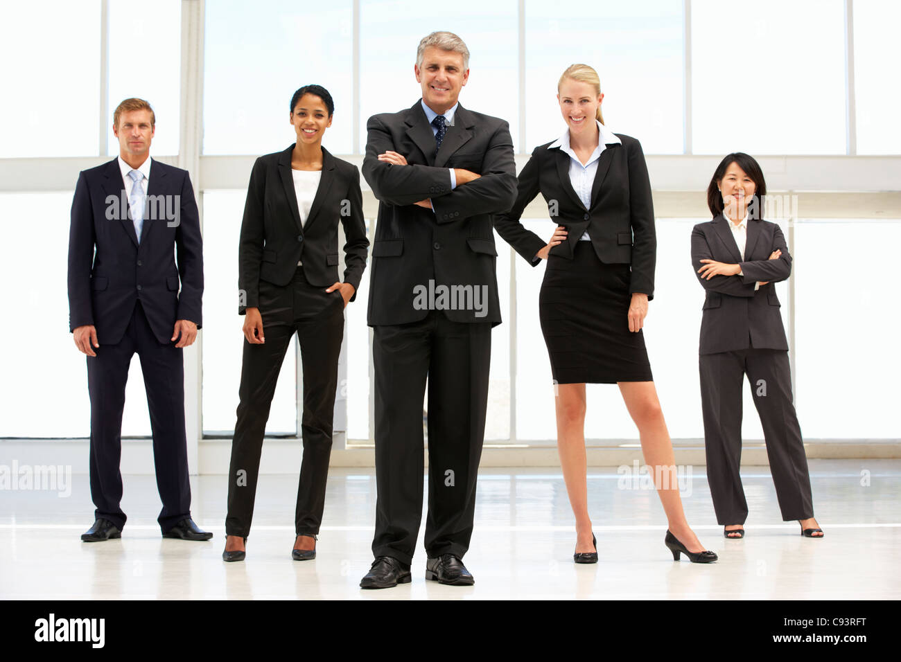 Confident business people Stock Photo