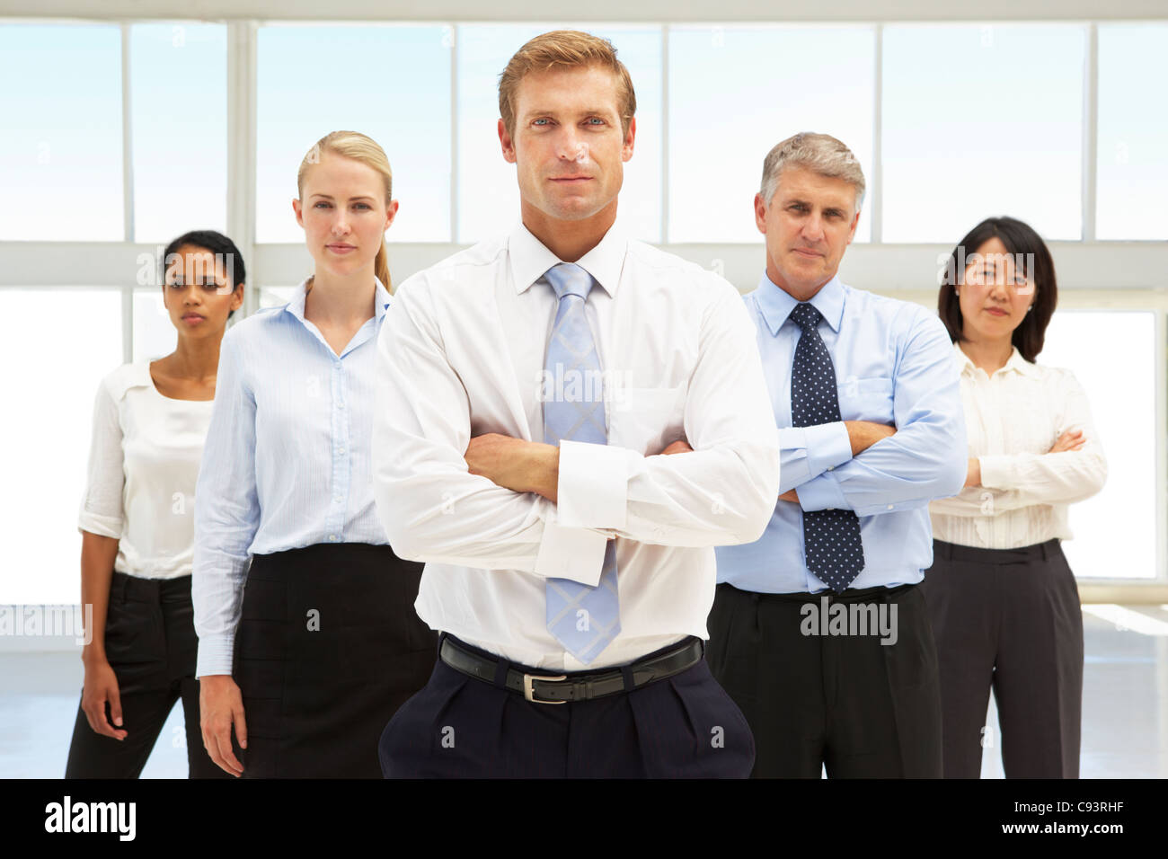 Confident business people Stock Photo