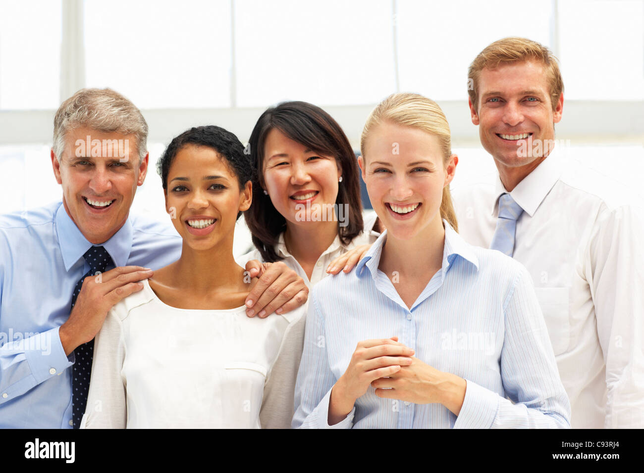 Confident business people Stock Photo