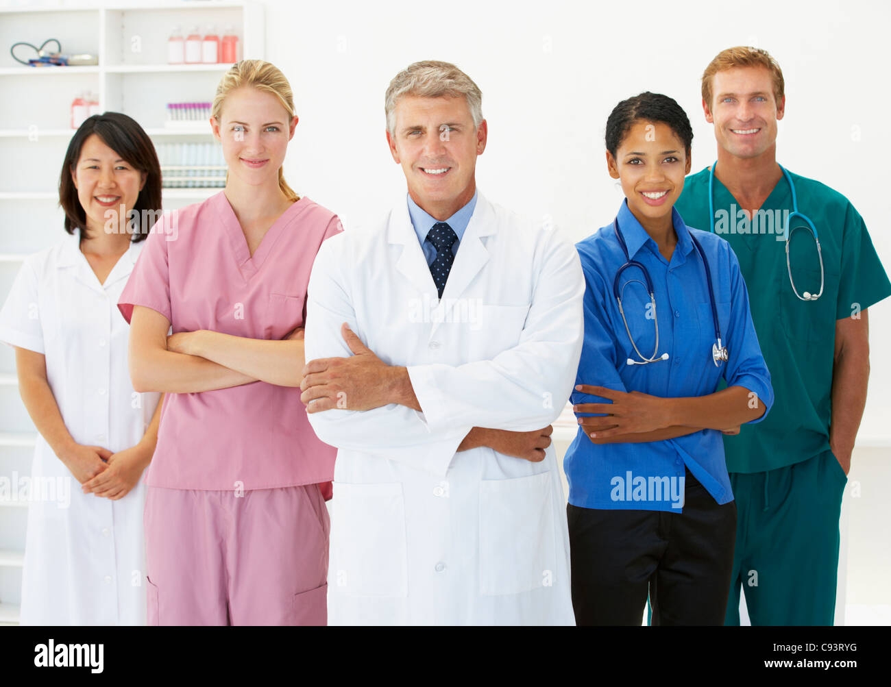 Portrait of medical professionals Stock Photo