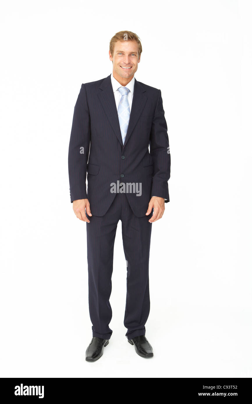 víctima Actriz Mirar atrás Full body man in business suit hi-res stock photography and images - Alamy