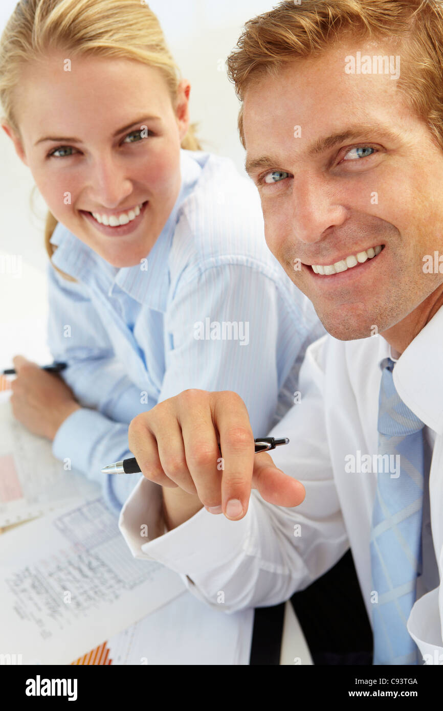 Business meeting in an office Stock Photo - Alamy