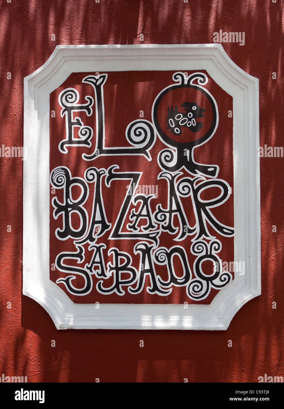 El Bazaar Sabado San Angel Mexico City Stock Photo Alamy
