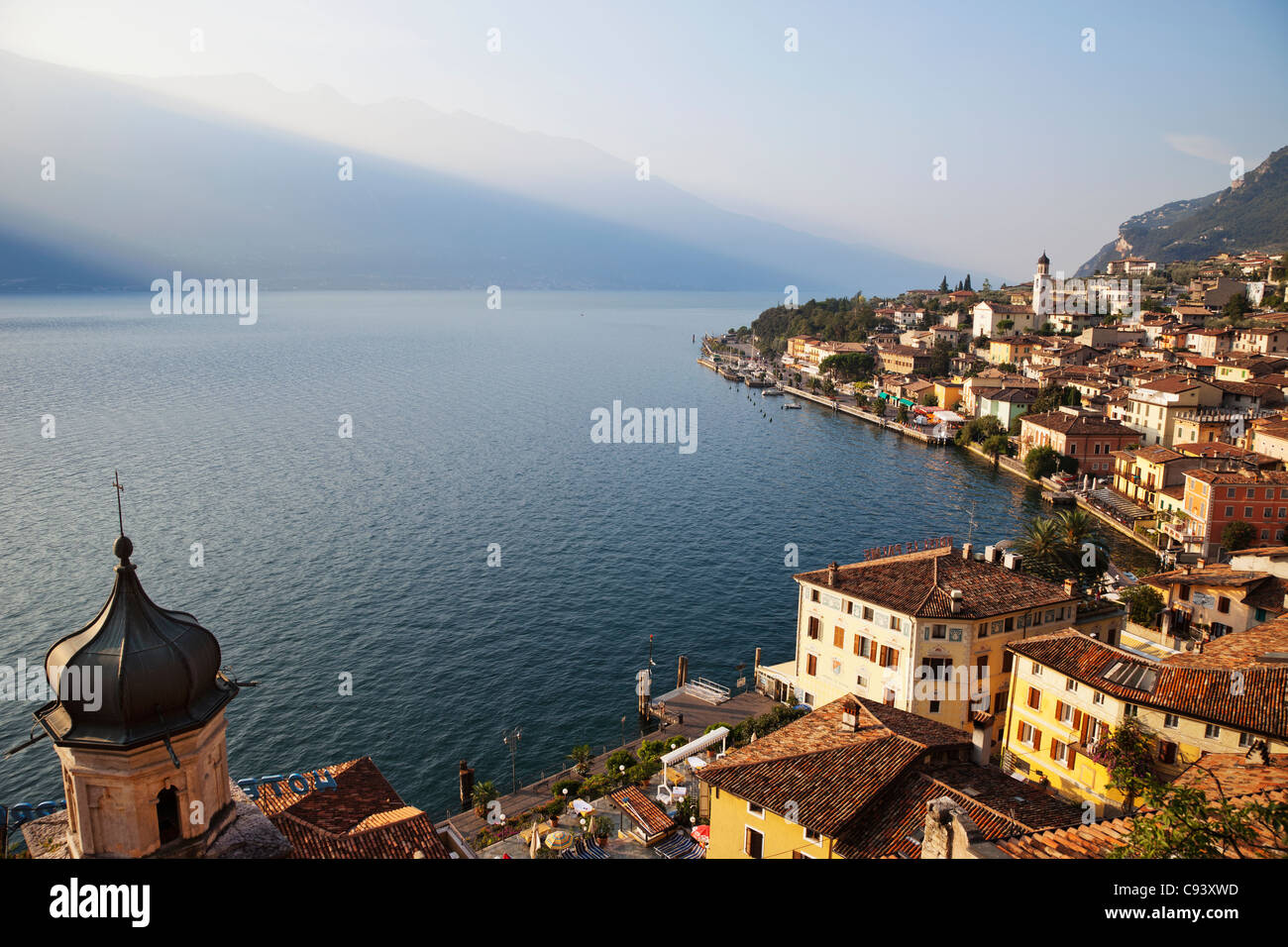Italy, Lombardy, Lake Garda, Limone Stock Photo