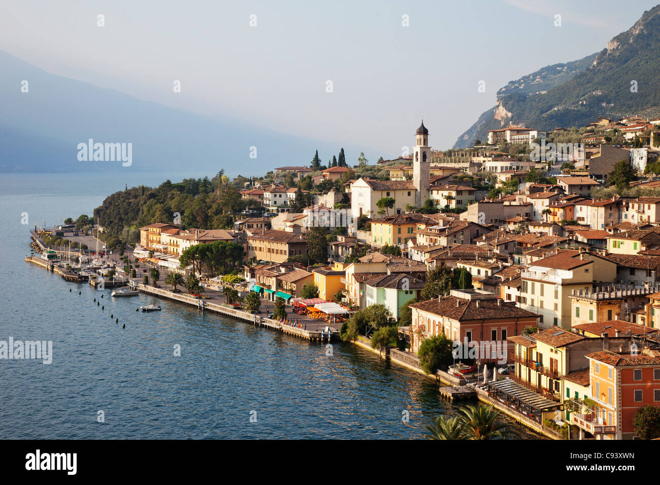 Italy, Lombardy, Lake Garda, Limone Stock Photo