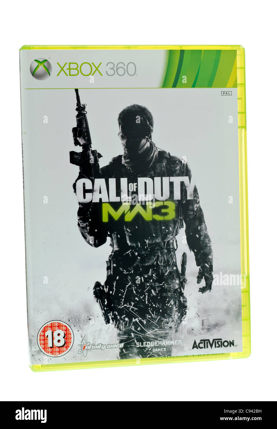 Xbox 360 - Call of Duty: Modern Warfare 3 Video Game Stock Photo
