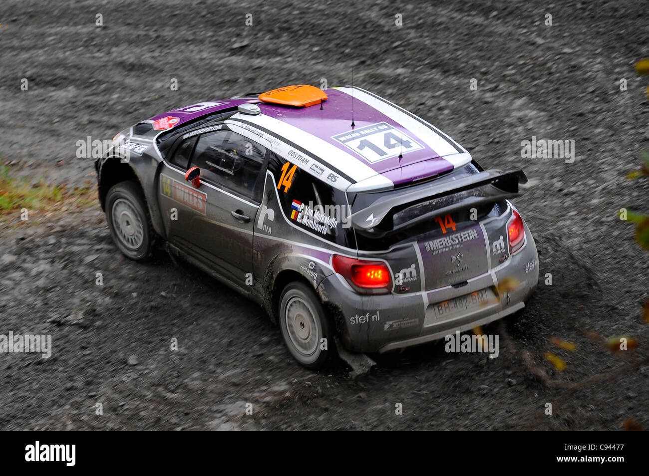 Modèle Réduit 1/43 Citroën DS3 WRC Rallye Allemagne 2011 Peter Van Merksteijn - Altaya Neuf