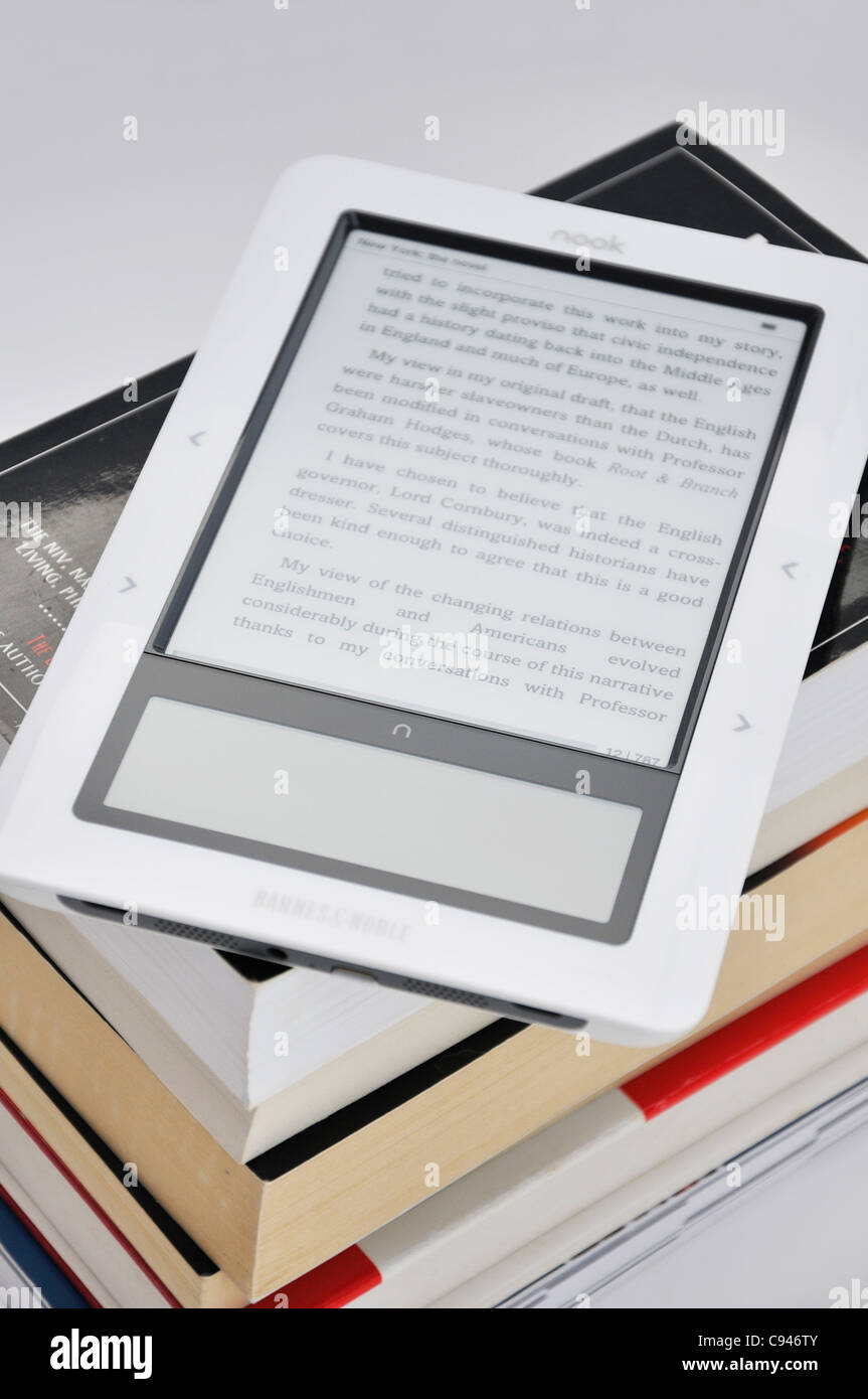 Barnes & Noble NOOK electronic reader Stock Photo Alamy