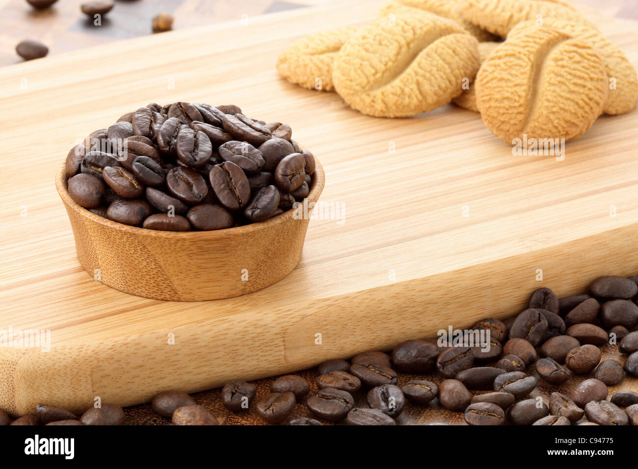 warm friendly coffee cookies, easy to prepare with a shortbread recipe