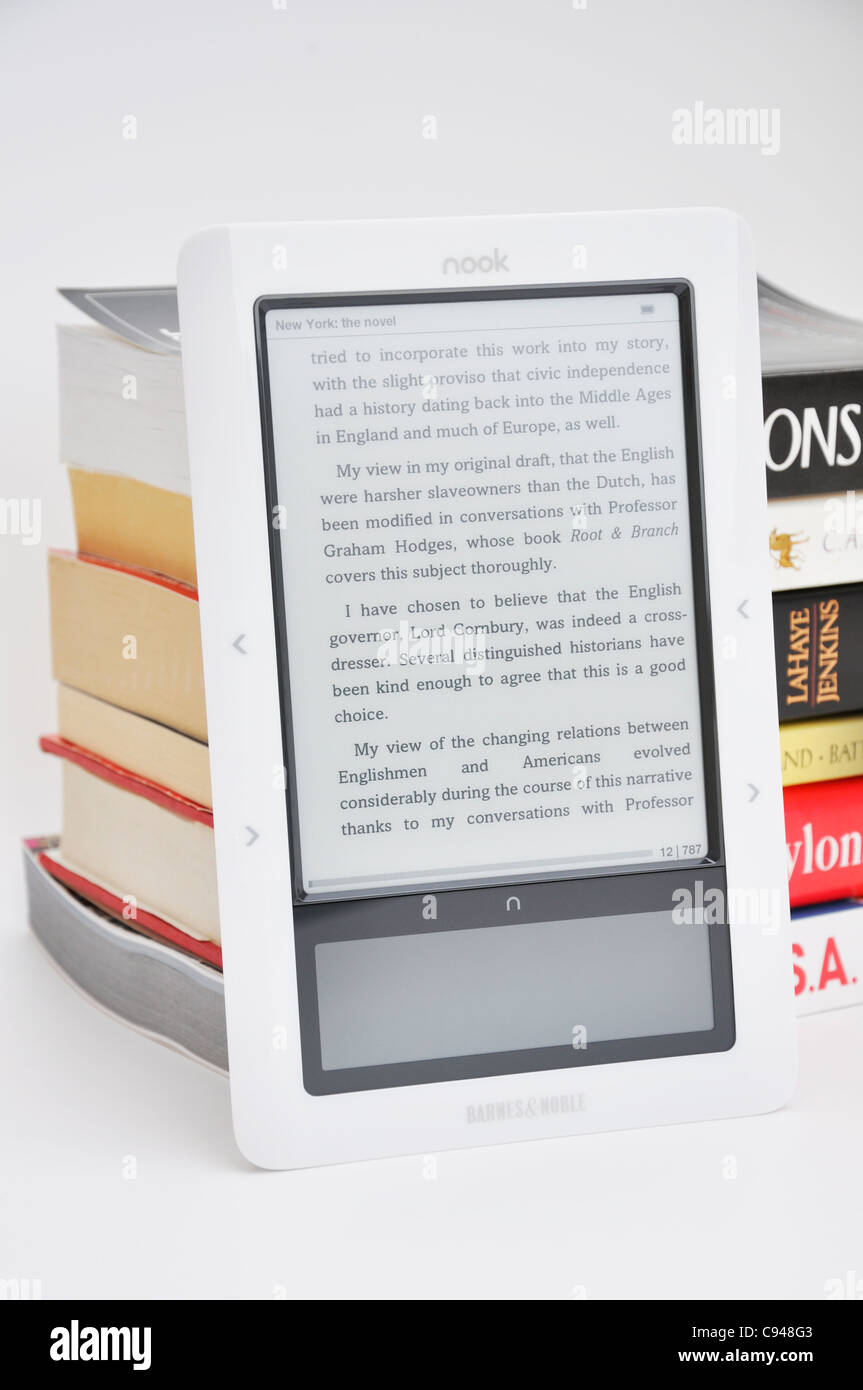 Barnes & Noble NOOK electronic reader Stock Photo Alamy