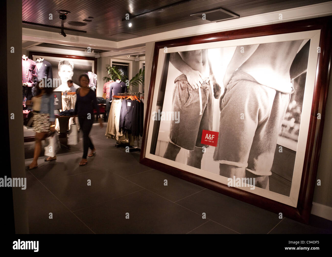 Abercrombie and Fitch fashion store, Washington DC USA Stock Photo - Alamy