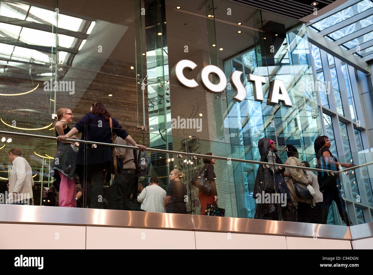 Costa coffee, westfield shopping centre stratford London UK Stock Photo -  Alamy