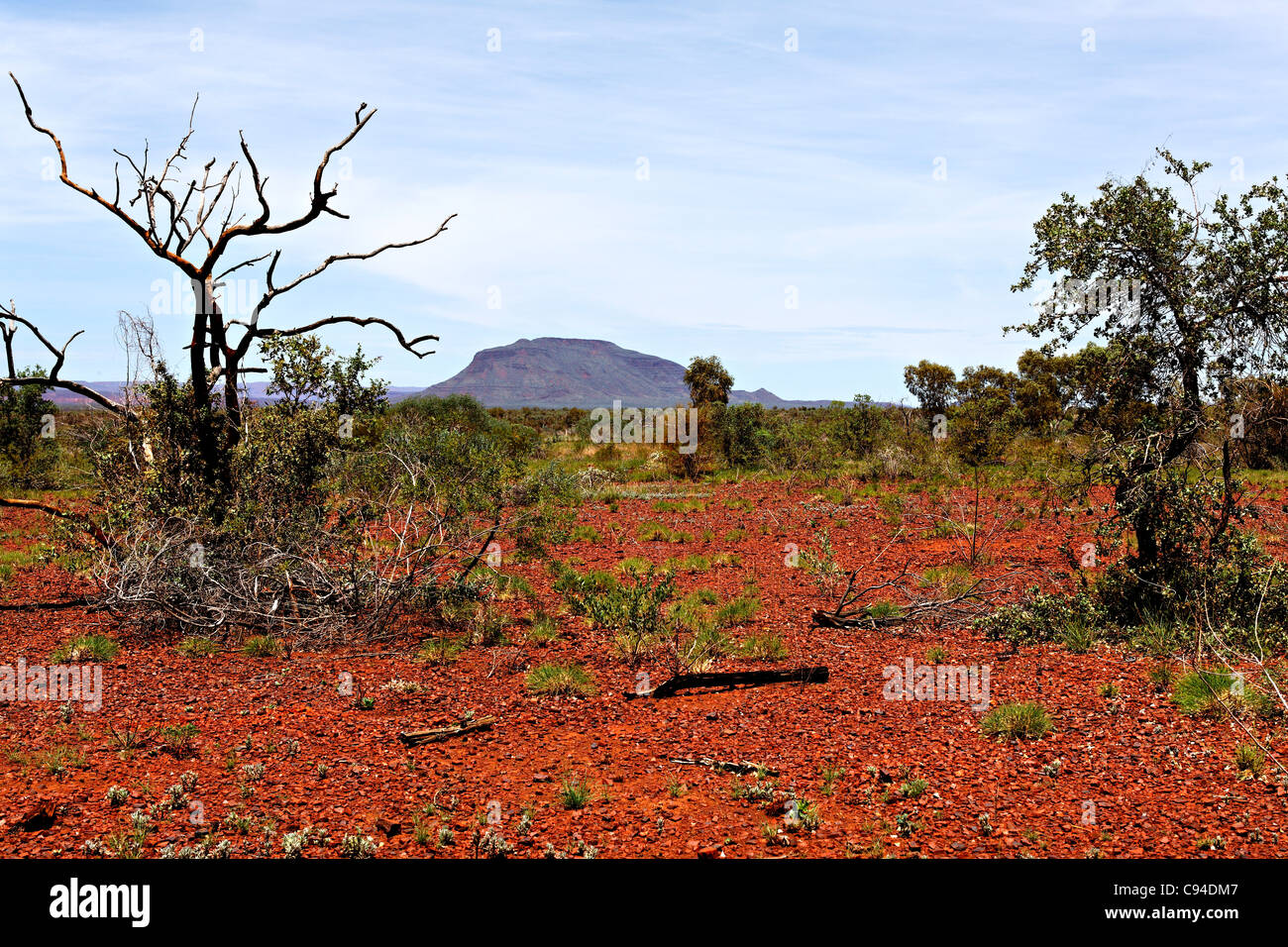 Australian outback landscape, Pilbara Western Australia Stock Photo