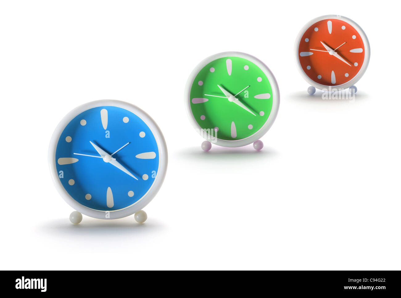 Alarm Clocks Stock Photo