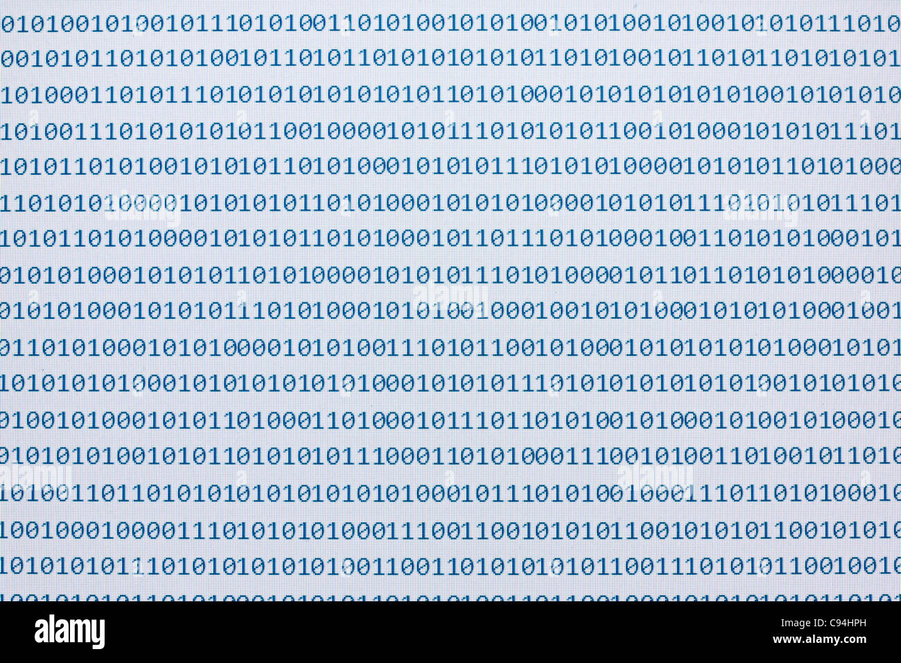 Digital binary numbers green screen hi-res stock photography and images ...