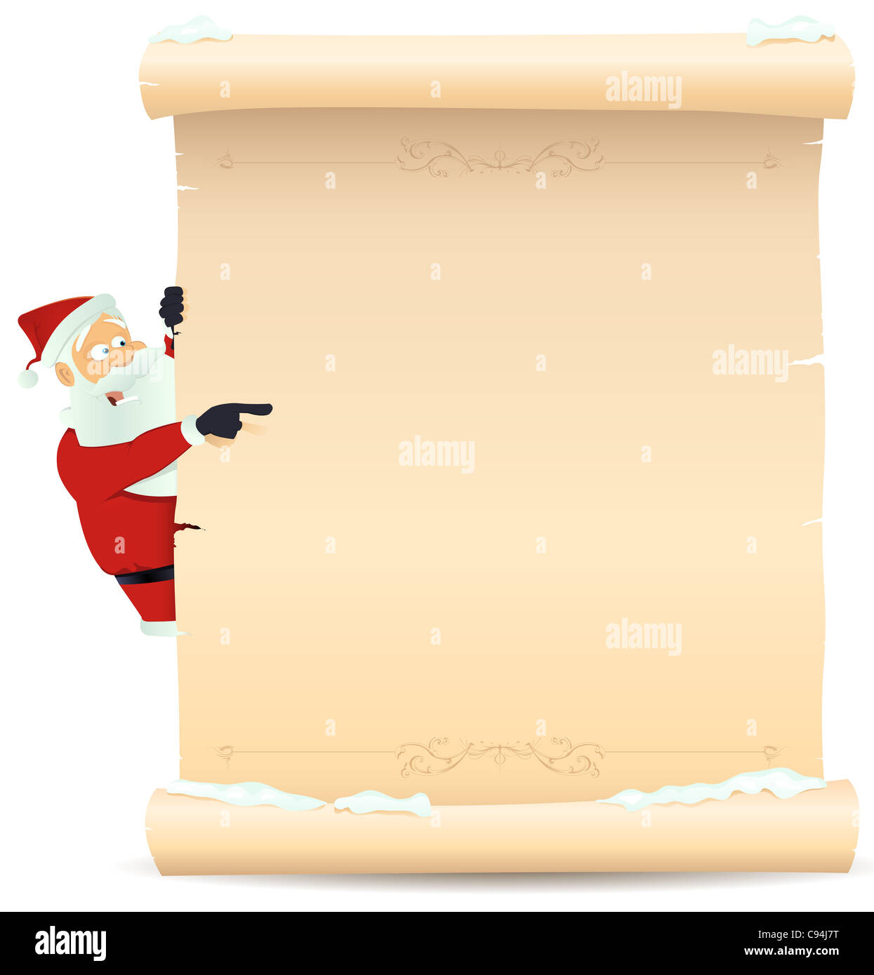 Christmas parchment Cut Out Stock Images & Pictures - Alamy