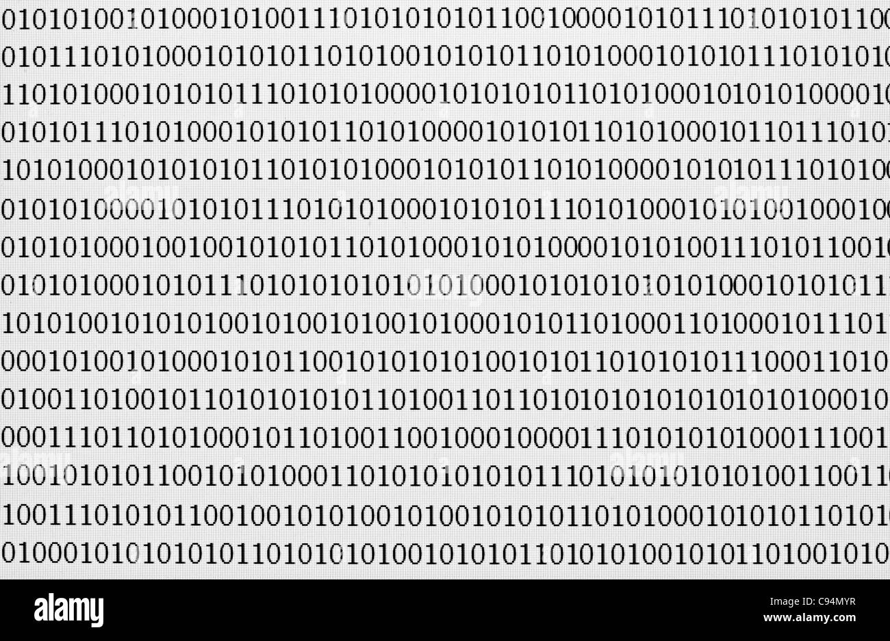 Binary numbers Black and White Stock Photos & Images Alamy