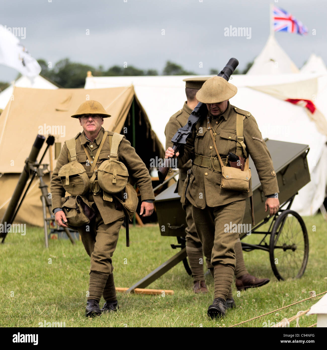 British Great War 2 Man Infantry Lewis Gun Crew - Royal Warwickshire's ...