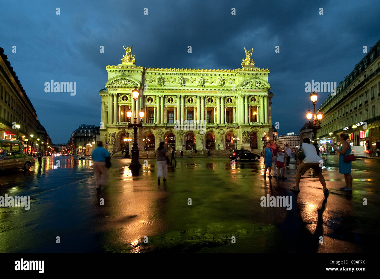 Paris opera roof detail hi-res stock photography and images - Alamy