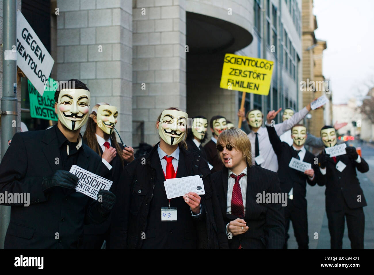 Scientology protest on the way back, I told them they neede…