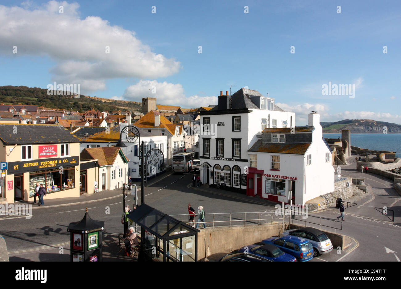 Lyme Regis England Street High Resolution Stock Photography and Images