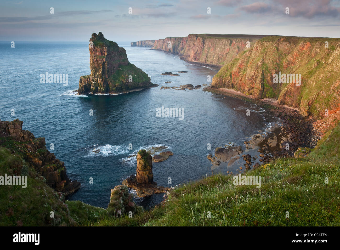 Bay at Duncansby Head Caithness Scotland Stock Photo