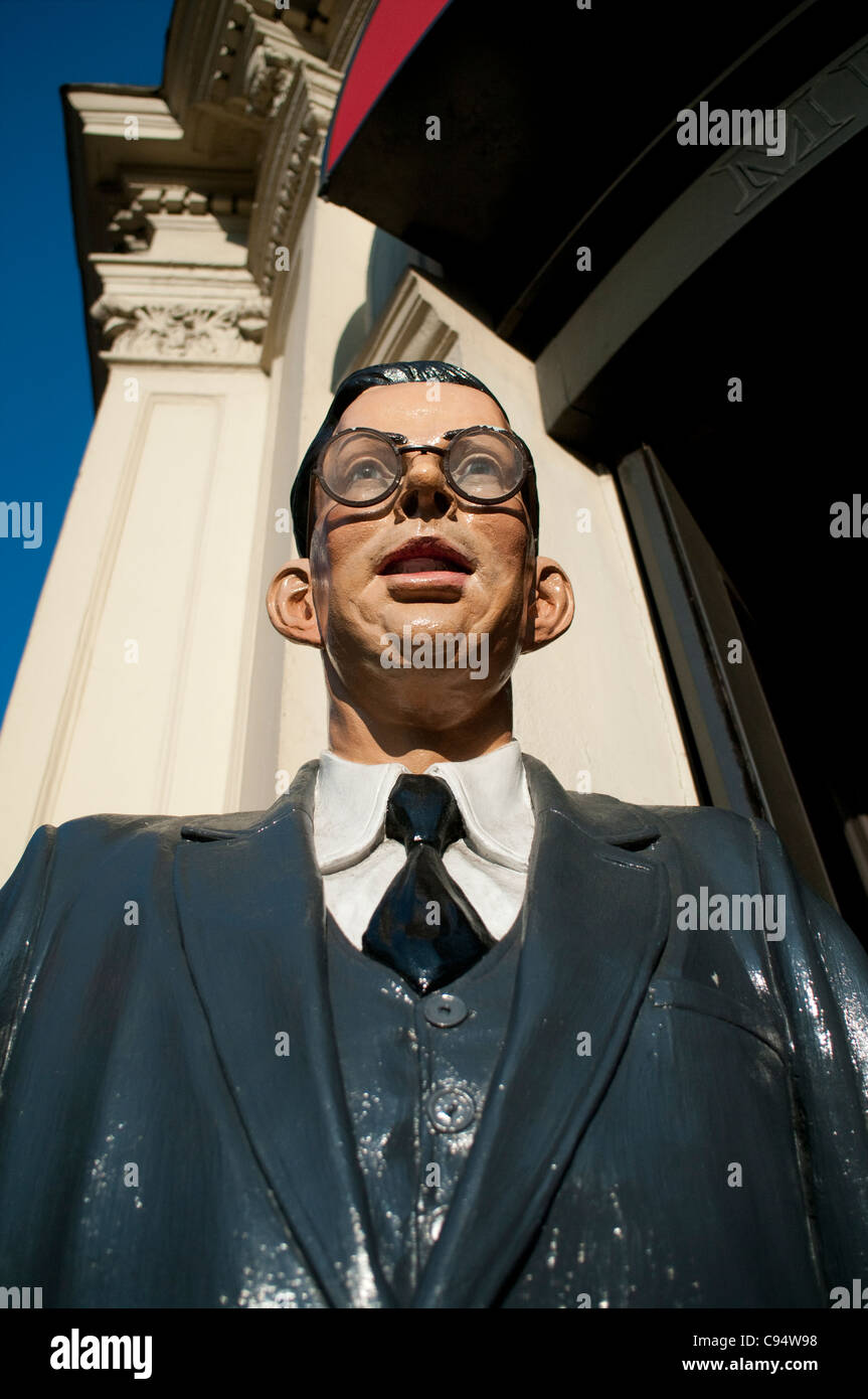 Dummy of Robert Wadlow, the world's tallest man Stock Photo Alamy